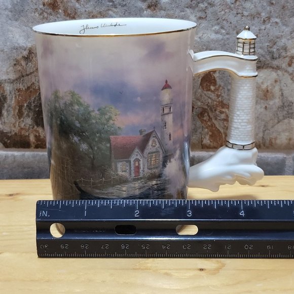 VTG Thomas Kincade Lighthouse Mug Beacon of Hope Bradford Edition 2002 - Picture 8 of 17